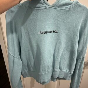 Women's Blue Rufus Du Sol Hoodie Sweater